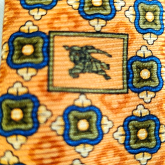Burberry Silk Geometric Neck Tie, NWOT - Picture 5 of 11